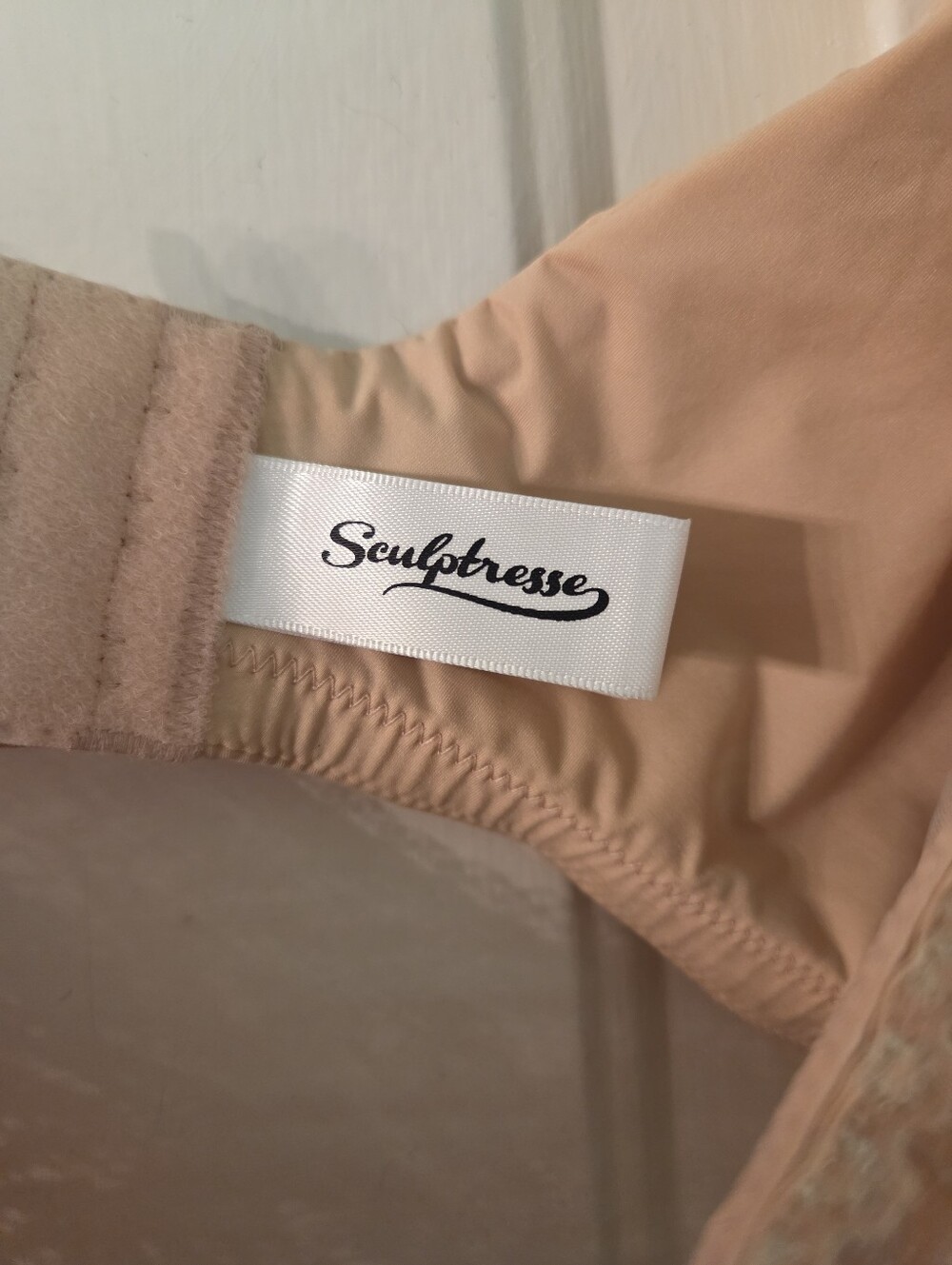 NEW Scupltresse by Panache Estel Lace Full Cup Underwire Bra 9685 Honey (Beige) - Picture 6 of 10